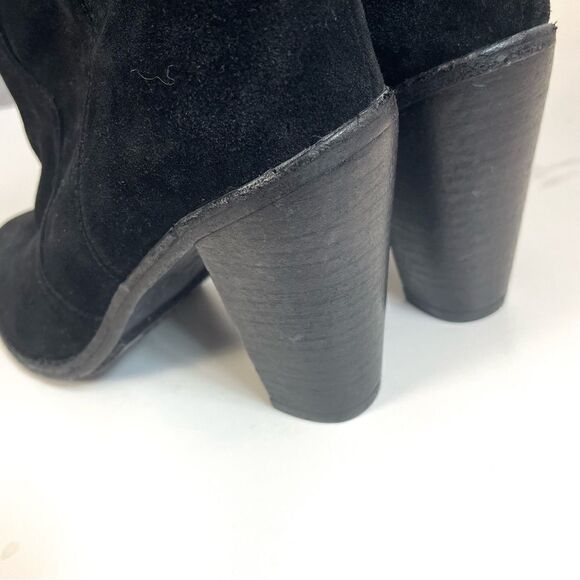 Joie Monte Western Suede Ankle Booties Size 35 - Picture 13 of 13